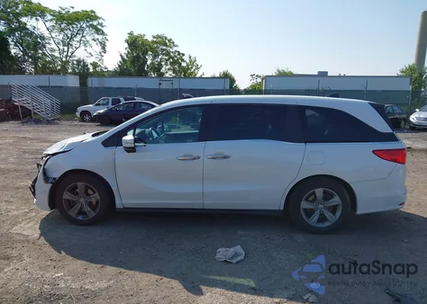 2020 Honda Odyssey Ex-L/Ex-L W/Navi Res из США, поврежденный, VIN 5FNRL6H77LB022358